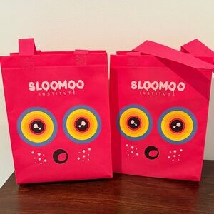 Sloomoo Institute Pink Tote Bags